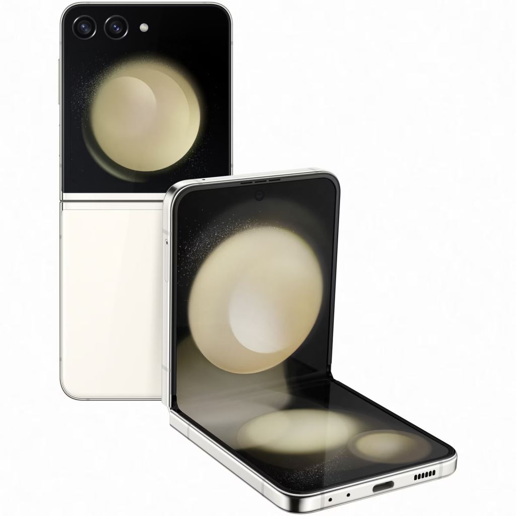 Samsung Galaxy Z Flip5 SM-F731B 17 см (6.7") Двойна SIM карта Android 13 5G UBS тип C 8 GB 512 GB 3700 mAh Крем (SM-F731B 8/512GB kr&#233;m)-0