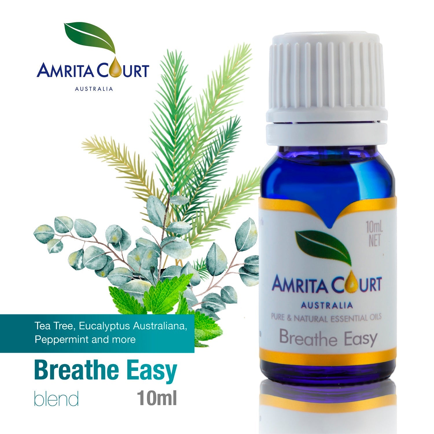 Breathe Easy+Wood Diffuser | Clear Blocked Nose | Hay Fever | Boost Your Breath | Essential Oil Combo-3