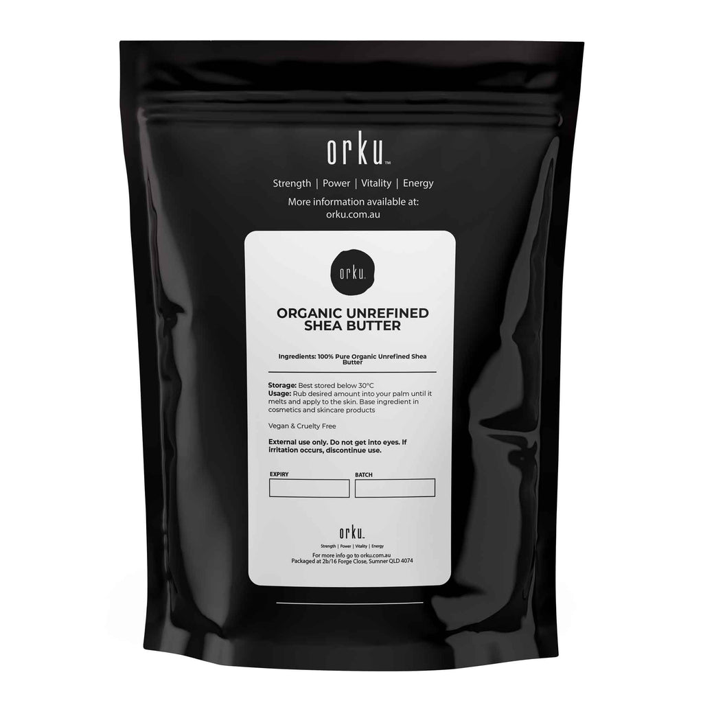 Organic Unrefined Shea Butter - Raw Pure African Karite - Skin Hair Moisturiser-1