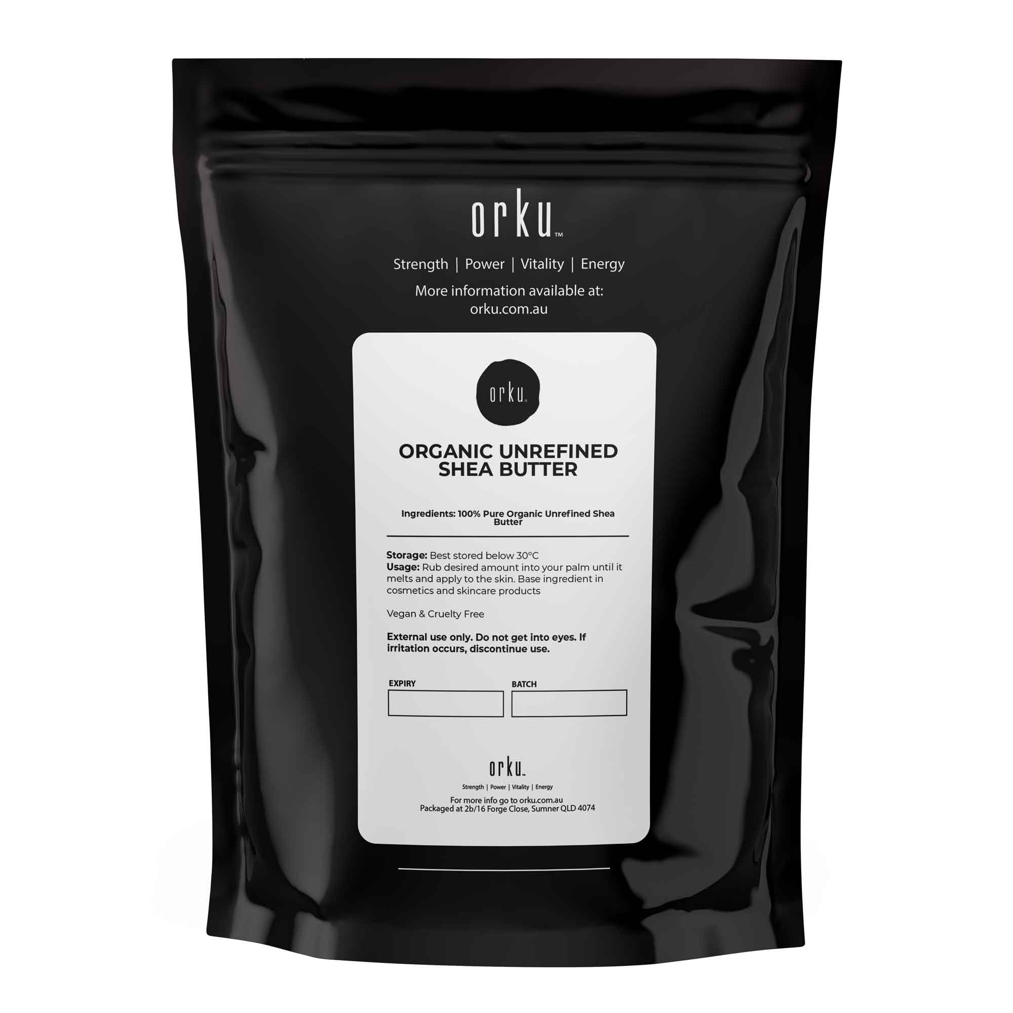 Organic Unrefined Shea Butter - Raw Pure African Karite - Skin Hair Moisturiser-1