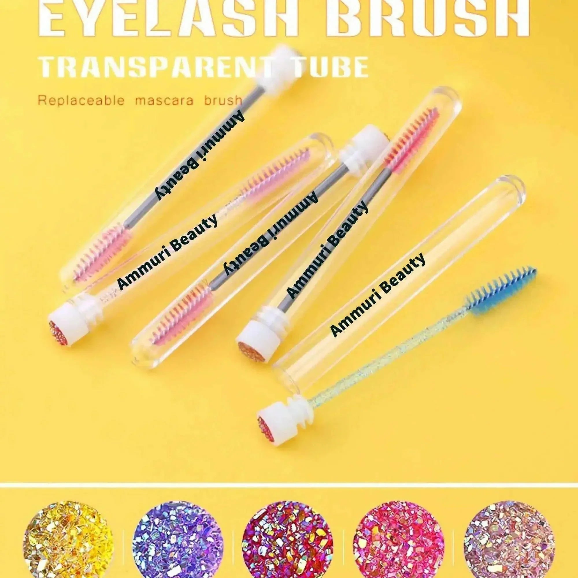 Ammuri Skincare Hygienic Mascara Brushes & Brow Wands-4