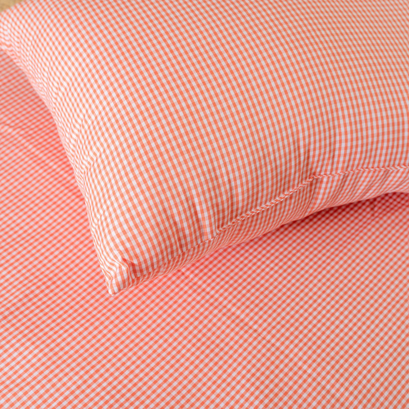 coussin gaze coton vichy papate bio
