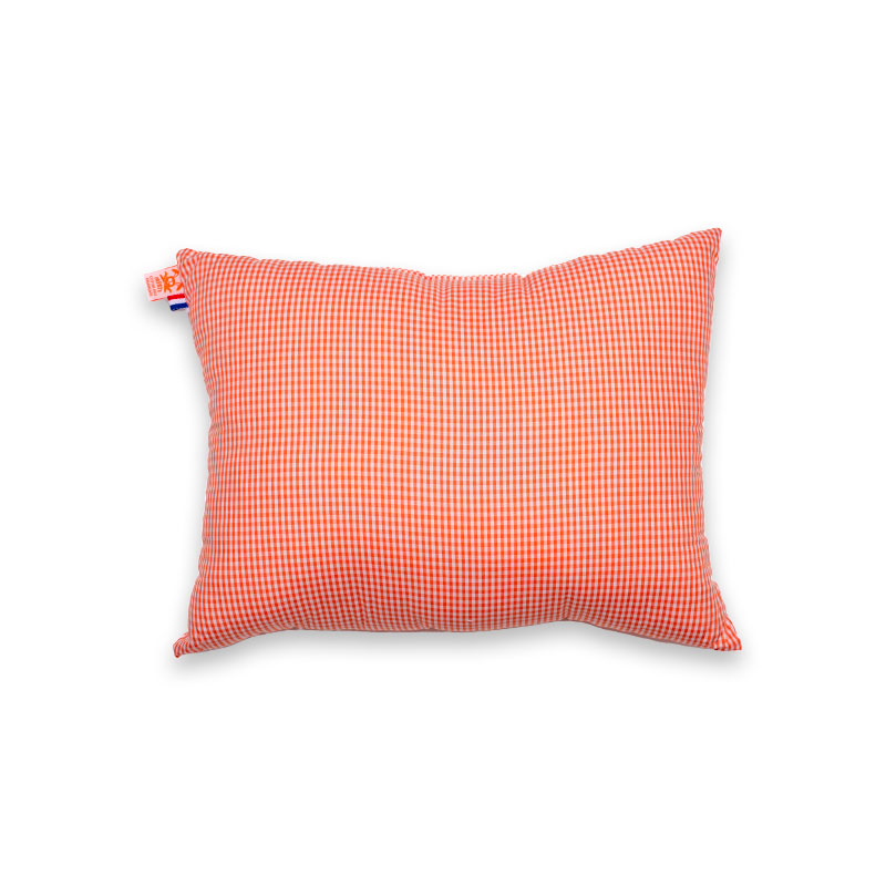 coussin vichy en coton bio papate