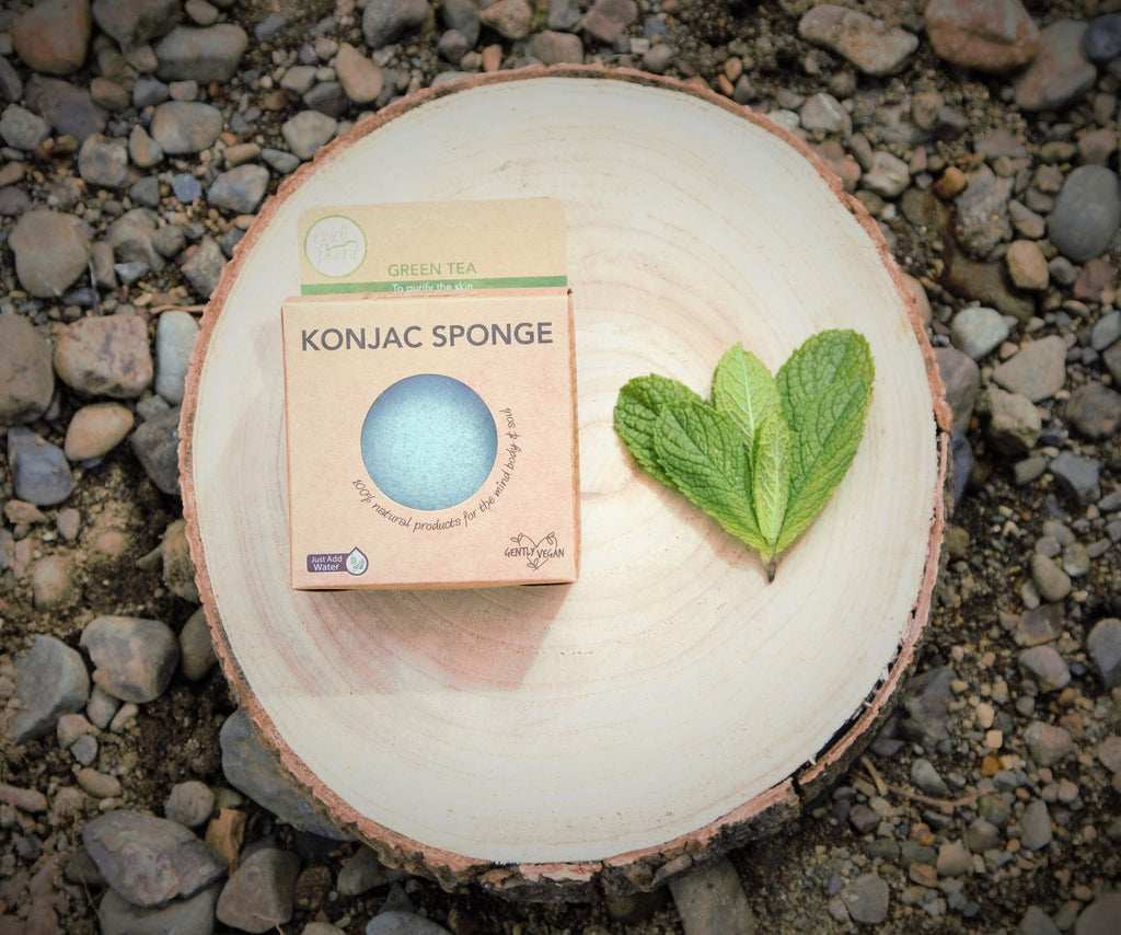 Green Tea Konjac Sponge (to purify skin)-0